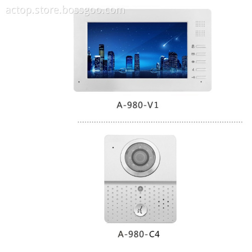 Video Apartment Building Door Bells System